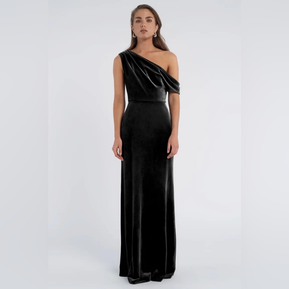 Jenny Yoo Jordan Dress Black Velvet